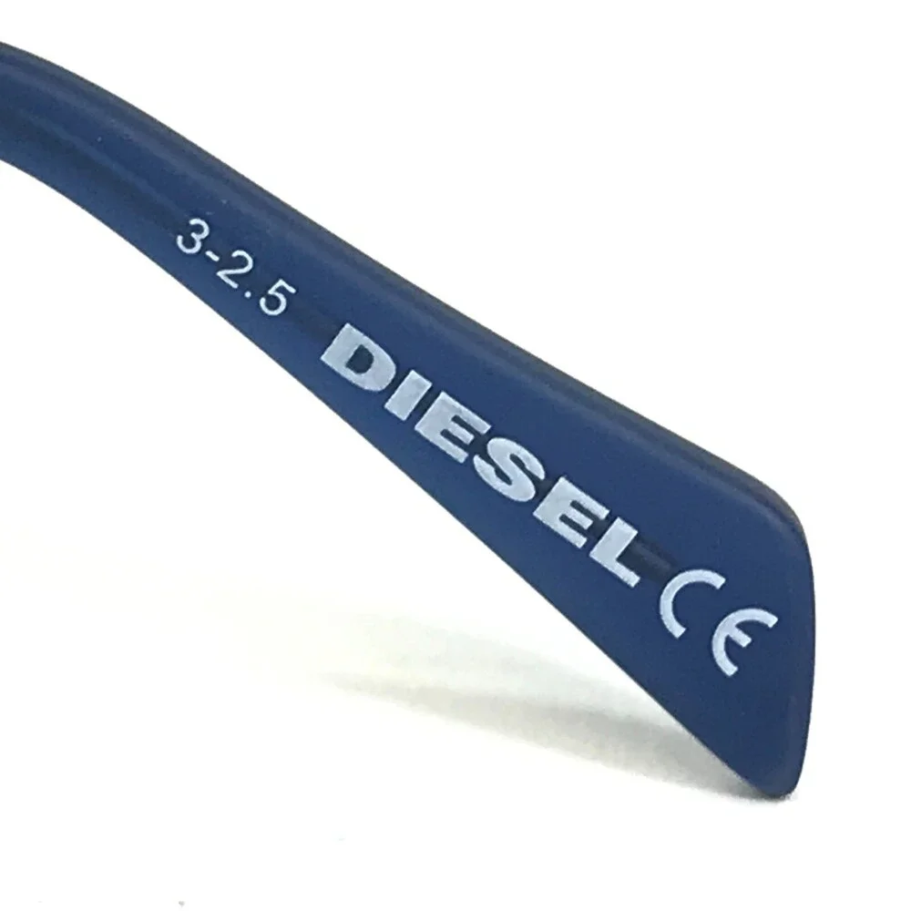 Diesel Eyeglasses Frames DL5158 Col.091 Blue Round Half Rim 52-19-145